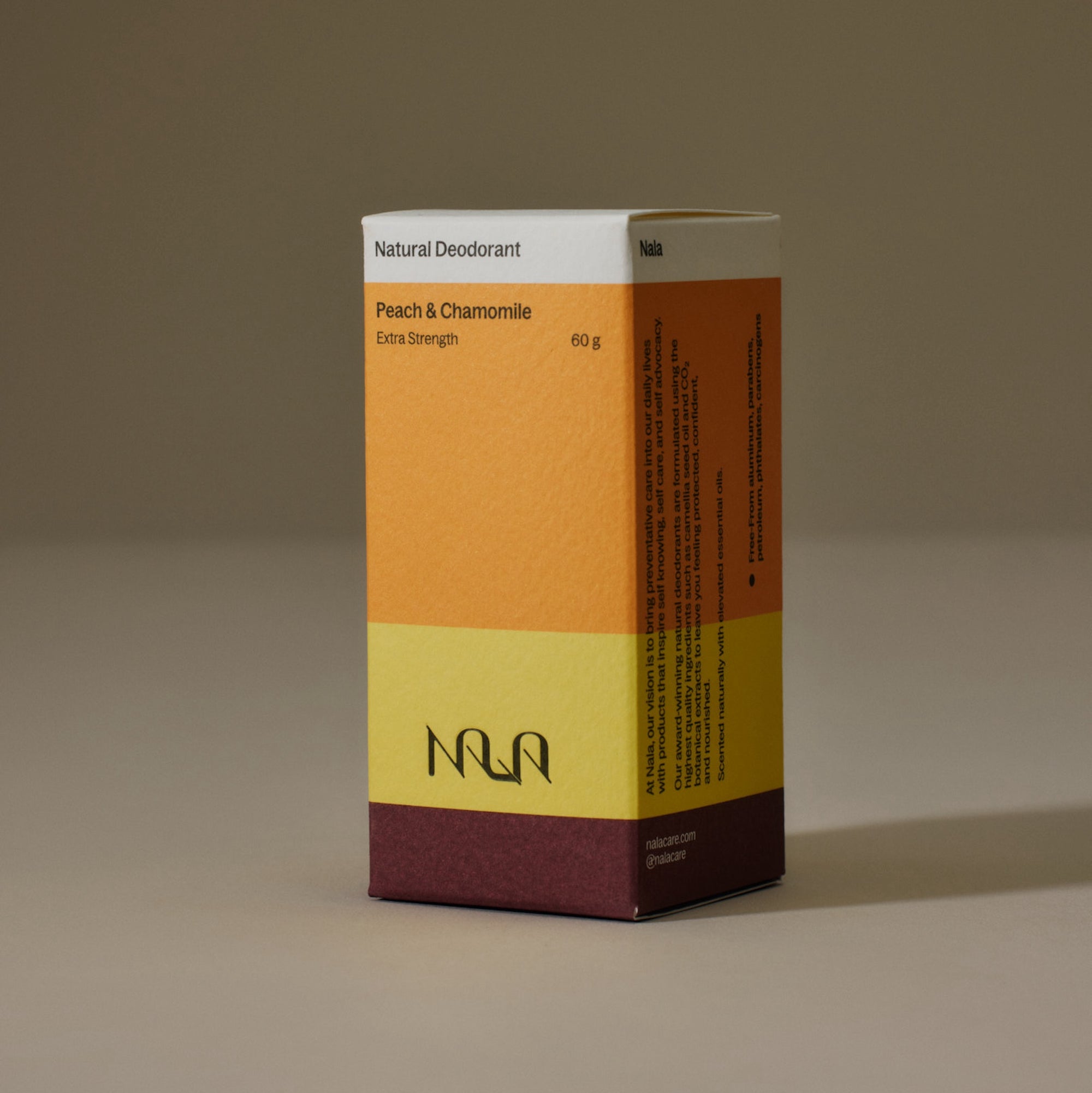Peach & Chamomile, Extra Strength Natural Deodorant