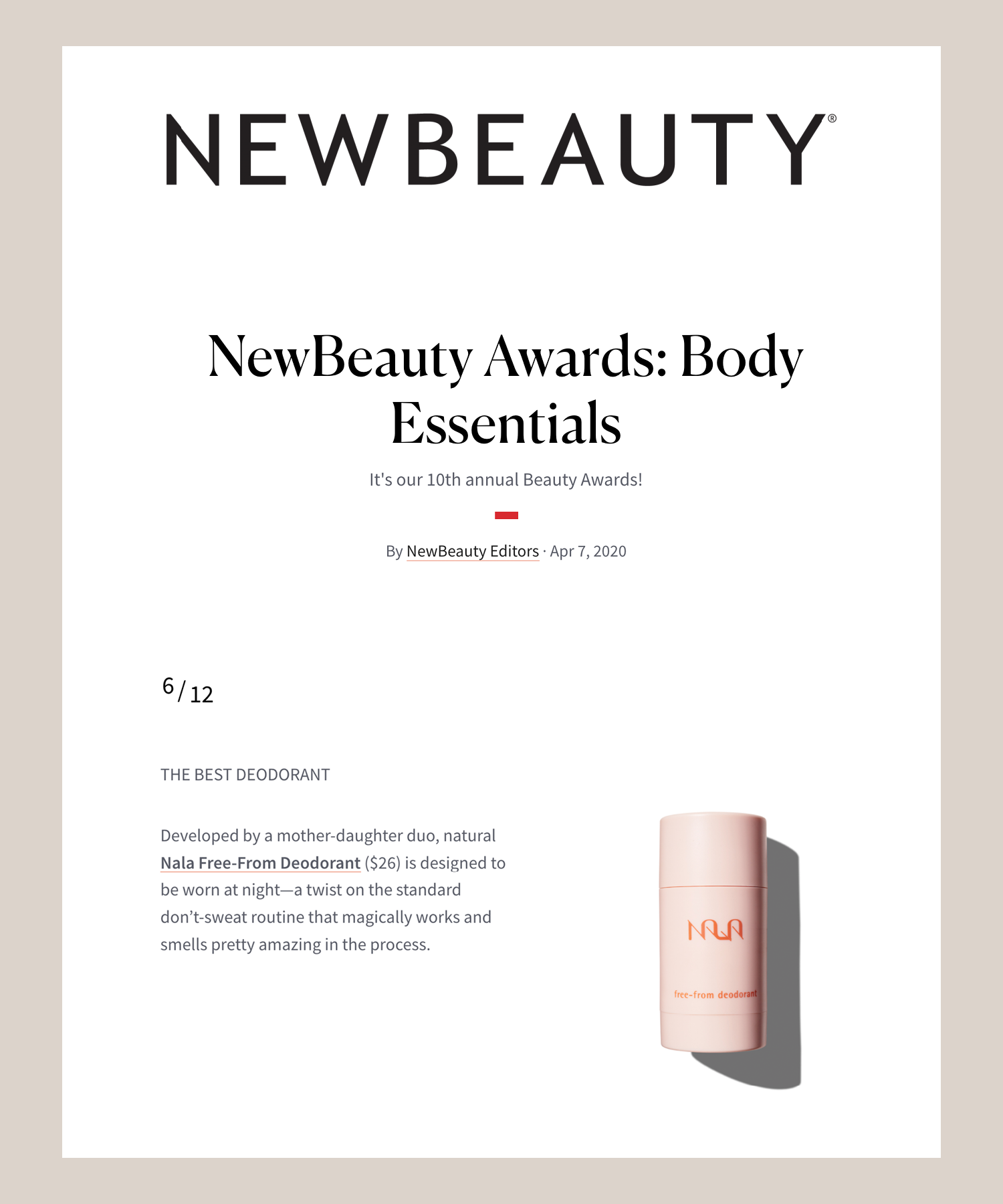 NewBeauty Awards: Body Essentials