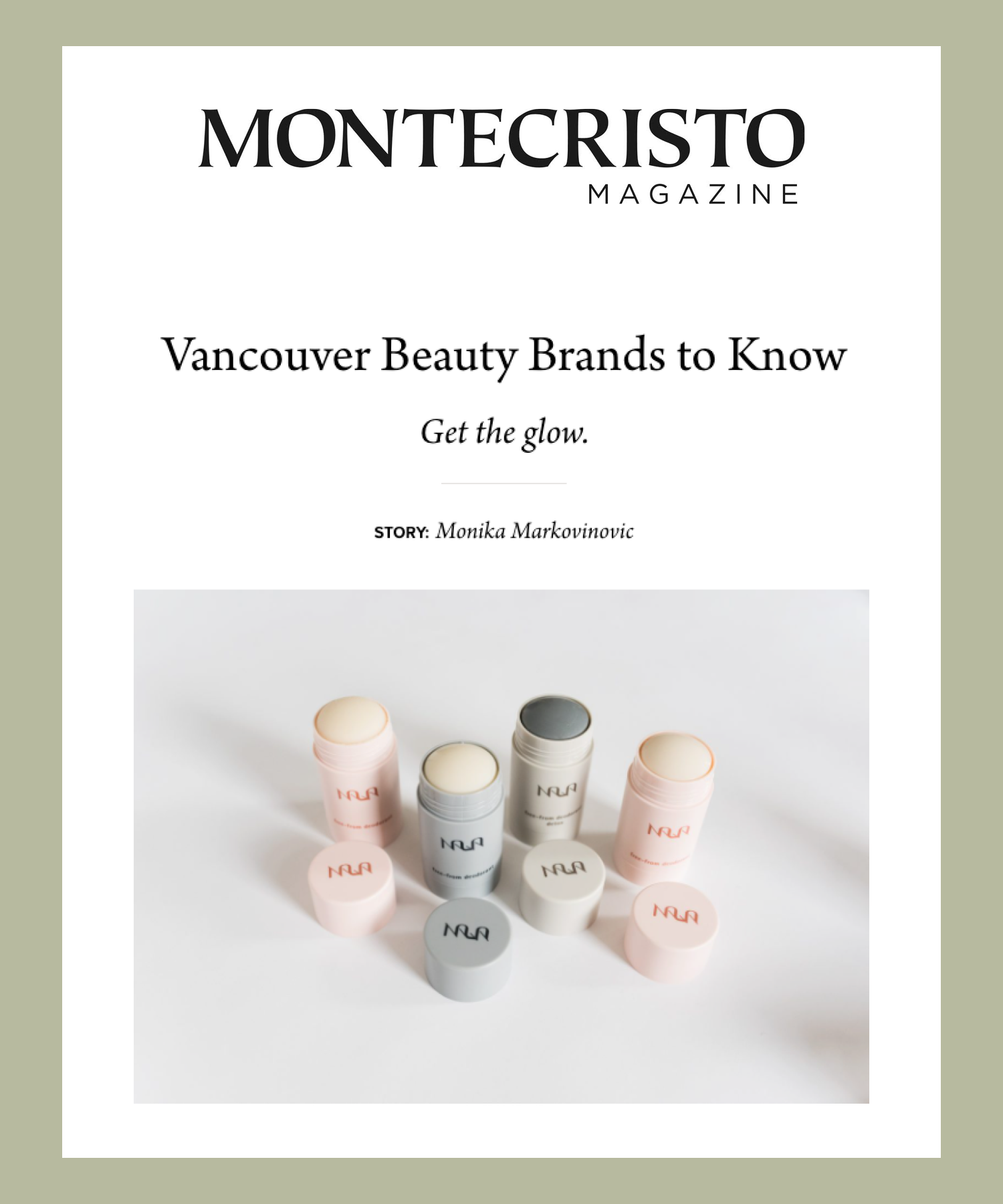 Monte Cristo: Vancouver Beauty Brands to Know