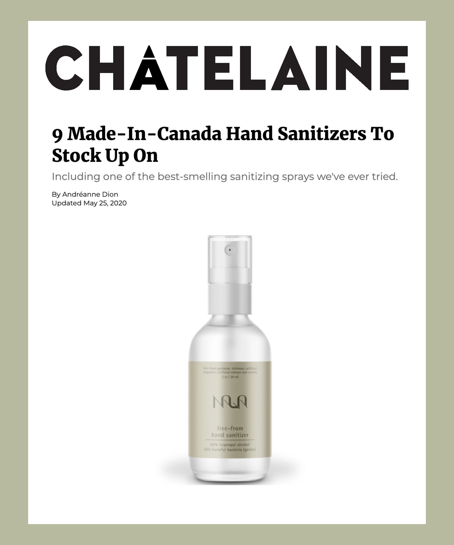 9 Made-In-Canada Hand Sanitizers To Stock Up On