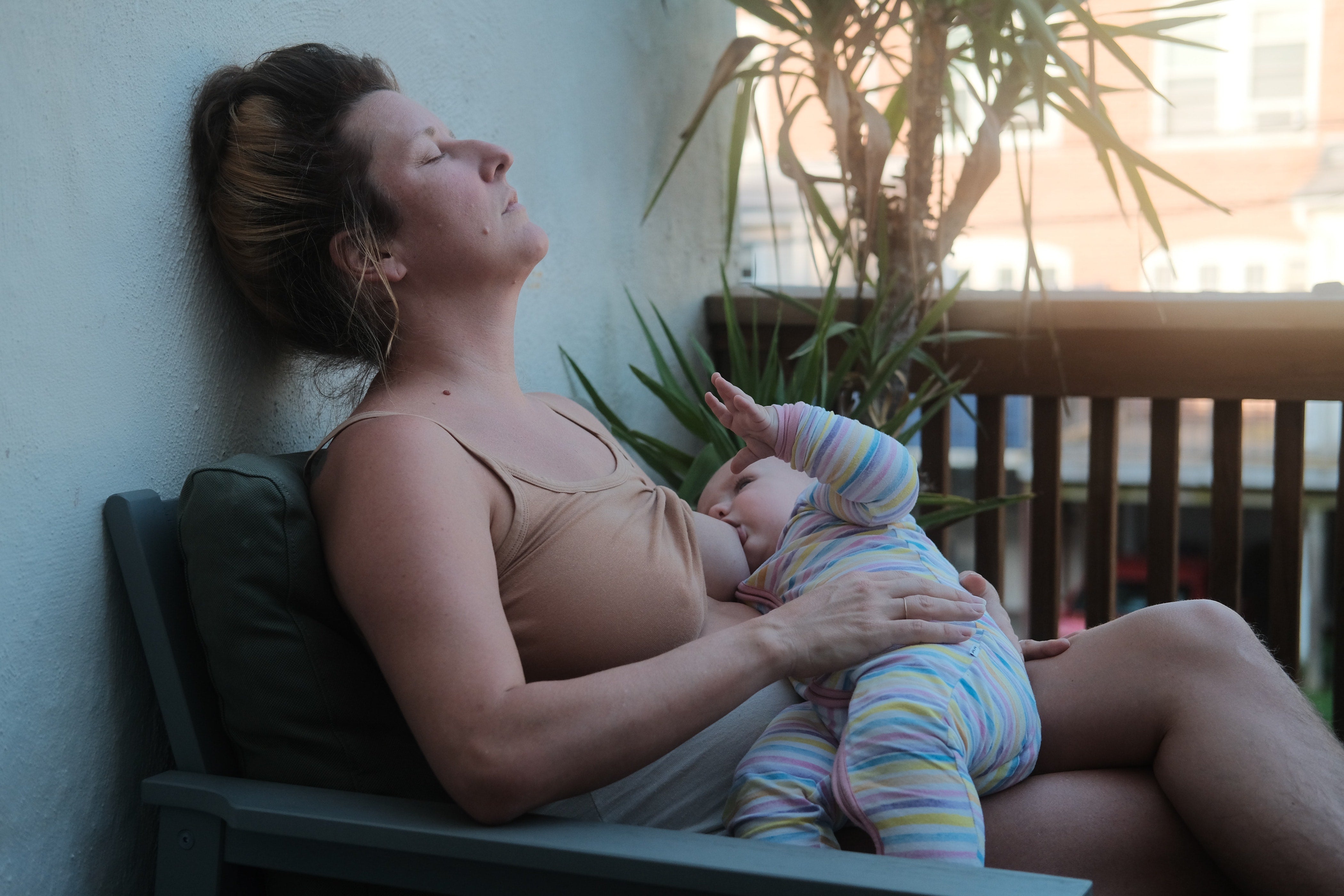 Why do I sweat when I breastfeed?