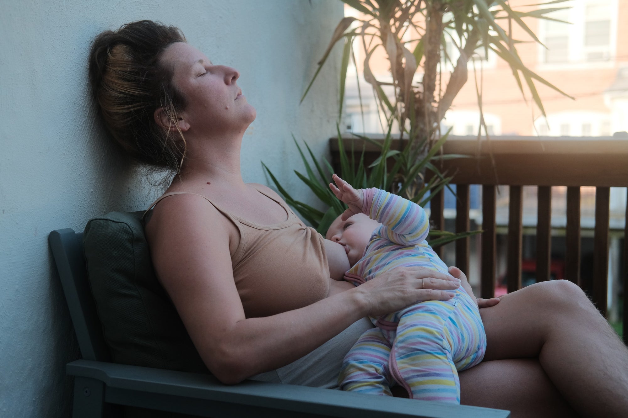 Why do I sweat when I breastfeed?