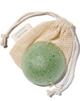 Green tea-infused Konjac sponge