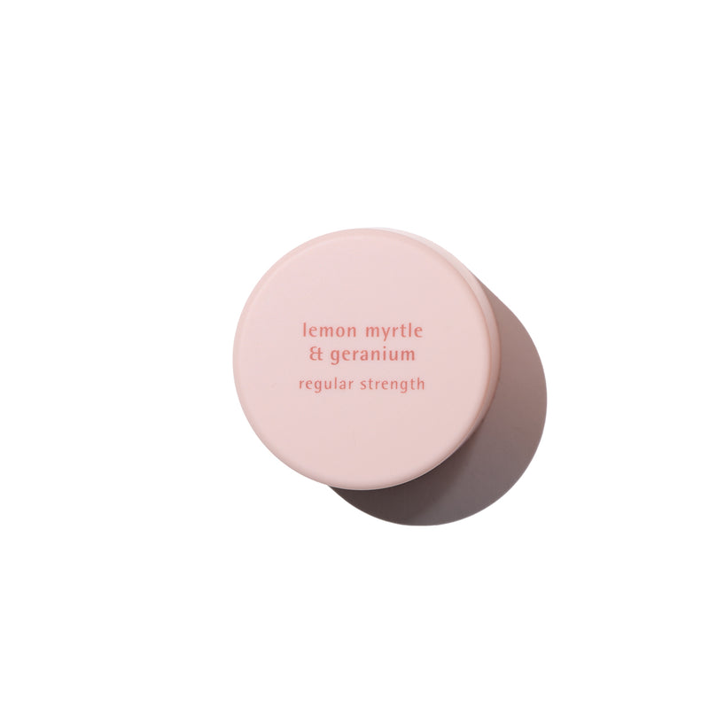 Lemon Myrtle & Geranium, Regular Strength Deodorant